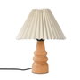Opviq Lámpara de Mesa de Madera Crema y Roble
